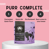 Oma's Pride Purr Complete Feline Poultry Meal 1 lb. Portion Packs 12LB CASE